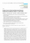 Research paper thumbnail of Length of Stay for Mental and Behavioural Disorders Postpartum in Primiparous Mothers: A Cohort Study