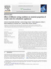 Research paper thumbnail of Effect of different curing condition on material properties of acrylic resin for orthodontic appliances