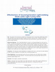 Research paper thumbnail of Effectiveness of second-generation light-emitting diode (LED) light curing units