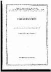 Research paper thumbnail of Per Luigi Ceci.  Atti della Giornata di studi (Alatri 26 maggio 2007) (Achivio per la storia del diritto medioevale e moderno; Miscellanee,2), a cura di G. Minnucci, Monduzzi, Bologna 2008, pp. 1-13.