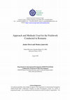 Research paper thumbnail of Approach and Methods Used for the Fieldwork Conducted in Romania