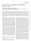 Research paper thumbnail of The short-term regulation of foraging in harvester ants