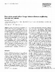 Research paper thumbnail of How colony growth affects forager intrusion between neighboring harvester ant colonies