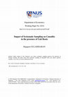 Research paper thumbnail of Impact of systematic sampling on causality in the presence of unit roots