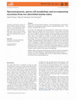 Research paper thumbnail of Spermatogenesis, sperm cell morphology and accompanying secretions from two interstitial marine mites