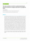 Research paper thumbnail of The Charr Problem Revisited: Exceptional Phenotypic Plasticity Promotes Ecological Speciation in Postglacial Lakes