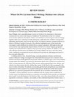 Research paper thumbnail of "Where Do We Go from Here? Writing Children into African History," African Studies Quarterly 16, no. 1 (2015): 97-100.