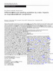 Research paper thumbnail of Differential seed and seedling predation by crabs: impacts on tropical coastal forest composition