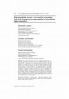 Research paper thumbnail of Widening Global Access – The Need for a Paradigm Shift from Excellence to Responsibility in International Higher Education