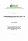 Research paper thumbnail of Compilation of datasets needed for regional splitting of the national SAMS: dataset and documentation