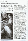 Research paper thumbnail of 'Een Pulchri-lid herontdekt: Henri Verstijnen (1882-1940)', Pulchri (2003) 5