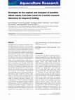 Research paper thumbnail of Strategies for the capture and transport of bonefish, Albula vulpes , from tidal creeks to a marine research laboratory for long-term holding