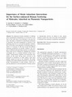 Research paper thumbnail of Importance of Metal–Adsorbate Interactions for the Surface-enhanced Raman Scattering of Molecules Adsorbed on Plasmonic Nanoparticles