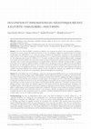 Research paper thumbnail of JAMMET-REYNAL L., CHENAL F., PÉLISSIER A., LANDOLT M. -  Occupation et inhumations du Néolithique récent à Illfurth "Naegelberg" (Haut-Rhin)