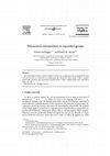 Research paper thumbnail of Polynomial interpolation in expanded groups