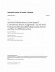 Research paper thumbnail of A Guide for Educators to Move Beyond Conventional School Playgrounds: The RE-AIM Evaluation of the Lunchtime Enjoyment Activity and Play (LEAP) Intervention