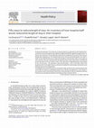 Research paper thumbnail of Fifty ways to reduce length of stay: An inventory of how hospital staff would reduce the length of stay in their hospital