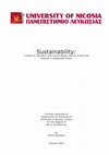 Research paper thumbnail of Sustainability: a study on education and school design and its crucial role towards a sustainable future