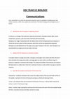 Research paper thumbnail of HSC YEAR 12 BIOLOGY Communications