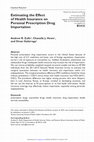 Research paper thumbnail of Estimating the Effect of Health Insurance on Personal Prescription Drug Importation