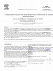 Research paper thumbnail of Computation of gas and solid dispersion coefficients in turbulent risers and bubbling beds