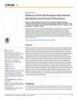 Research paper thumbnail of Deletion of Kinin B2 Receptor Alters Muscle Metabolism and Exercise Performance