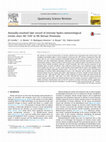 Research paper thumbnail of Annually-resolved lake record of extreme hydro-meteorological events since AD 1347 in NE Iberian Peninsula