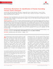 Research paper thumbnail of Preliminary biomarkers for identification of human ascending thoracic aortic aneurysm