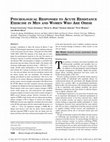 Research paper thumbnail of Psychological Responses to acute resistance exercise: Current status, contemporary considerations, and future research directions