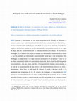 Research paper thumbnail of El lenguaje como medio universal y la idea de conocimiento en Martin Heidegger