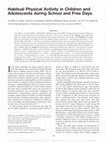 Research paper thumbnail of HABITUAL PHYSICAL ACTIVITY IN CHILDREN AND ADOLESCENTS WITH CYSTIC FIBROSIS