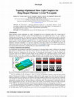 Research paper thumbnail of Topology-optimized slow-light couplers for ring-shaped photonic crystal waveguide