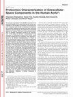 Research paper thumbnail of Proteomics Characterization of Extracellular Space Components in the Human Aorta