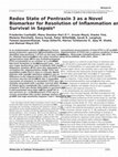 Research paper thumbnail of Redox state of pentraxin 3 as a novel biomarker for resolution of inflammation and survival in sepsis