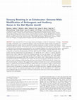 Research paper thumbnail of Sensory rewiring in an echolocator: genome-wide modification of retinogenic and auditory genes in the bat Myotis davidii