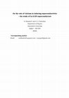 Research paper thumbnail of On the role of Calcium in inducing superconductivity - the study of La-2125 superconductors