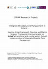 Research paper thumbnail of Integrated Coastal Zone Management in Ireland - Meeting Water Framework Directive and Marine Strategy Framework Directive targets for Ireland's transitional and coastal waters through implementation of Integrated Coastal Zone Management