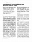 Research paper thumbnail of Lipid domains of mycobacteria studied with fluorescent molecular probes