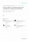 Research paper thumbnail of Of sets of offsets: Cumulative impacts and strategies for compensatory restoration