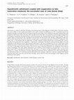 Research paper thumbnail of Hypolimnetic withdrawal coupled with oxygenation as lake restoration measures: the successful case of Lake Varese (Italy)