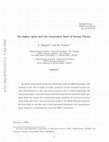 Research paper thumbnail of On higher spins and the tensionless limit of string theory