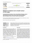 Research paper thumbnail of MALIGNANT PERIPHERAL NERVE SHEATH TUMOUR OF THE TONGUE