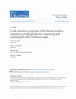 Research paper thumbnail of Load-Relaxation Properties of the Human Trunk in Response to Prolonged Flexion: Measuring and Modeling the Effect of Flexion Angle