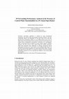 Research paper thumbnail of IP Forwarding Performance Analysis In The Presence Of Control Plane Functionalities In A PC-Based Open Router