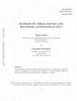 Research paper thumbnail of Bundles of chiral blocks and boundary conditions in CFT