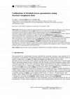 Research paper thumbnail of Calibration of Weibull stress parameters using fracture toughness data