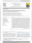 Research paper thumbnail of The neural bases of argument structure processing revealed by primed lexical decision