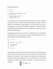 Research paper thumbnail of Descripción del programa