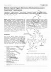 Research paper thumbnail of Melanin-Inspired Organic Electronics: Electroluminescence in Asymmetric Triazatruxenes