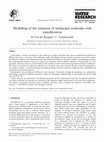 Research paper thumbnail of Modelling of the retention of uncharged molecules with nanofiltration